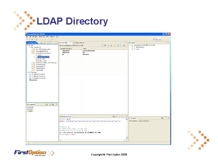 LDAP Directory Copyright © First Option 2008 
