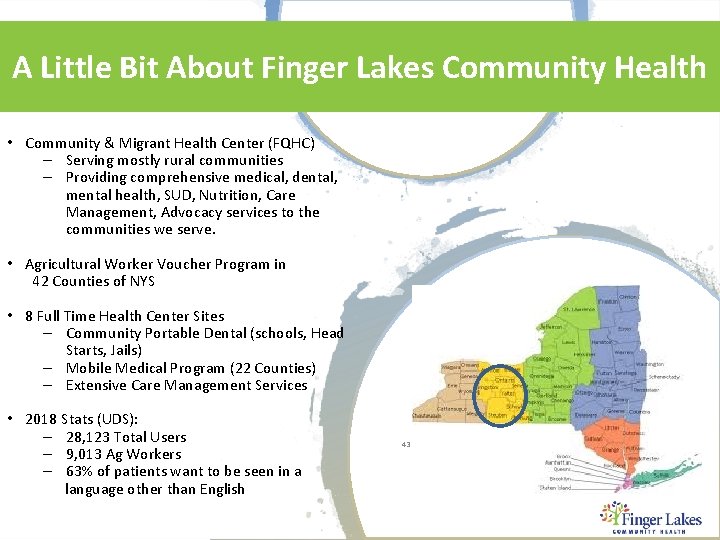 A Little Bit About Finger Lakes Community Health • Community & Migrant Health Center