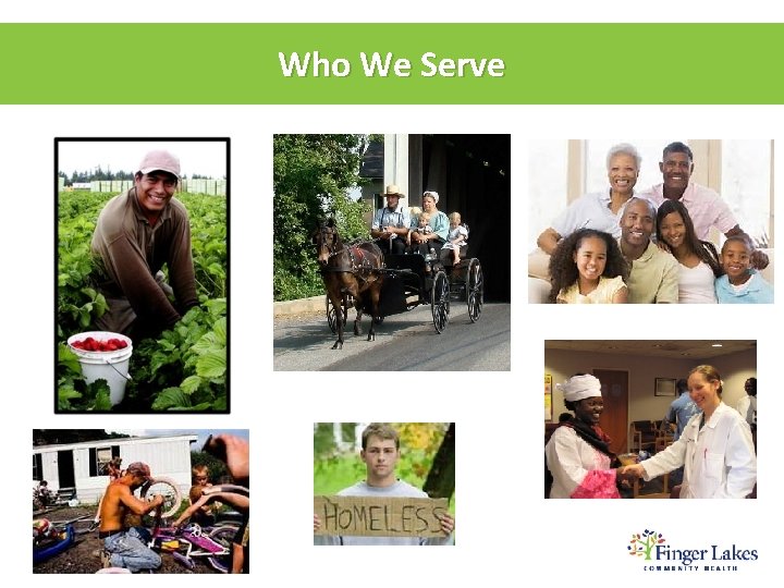 Who We Serve 
