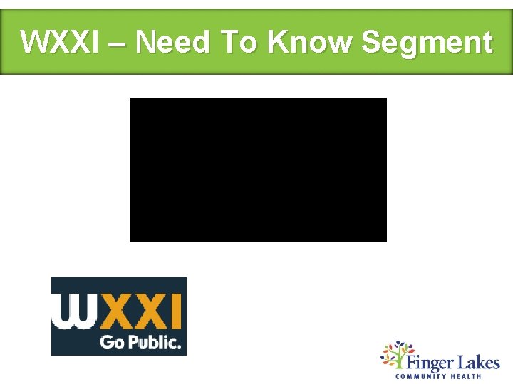 WXXI – Need To Know Segment 