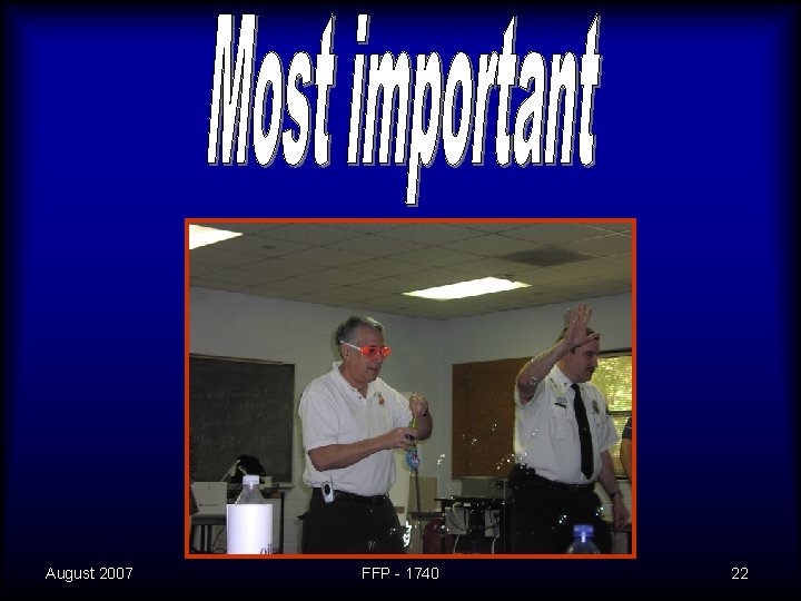 August 2007 FFP - 1740 22 