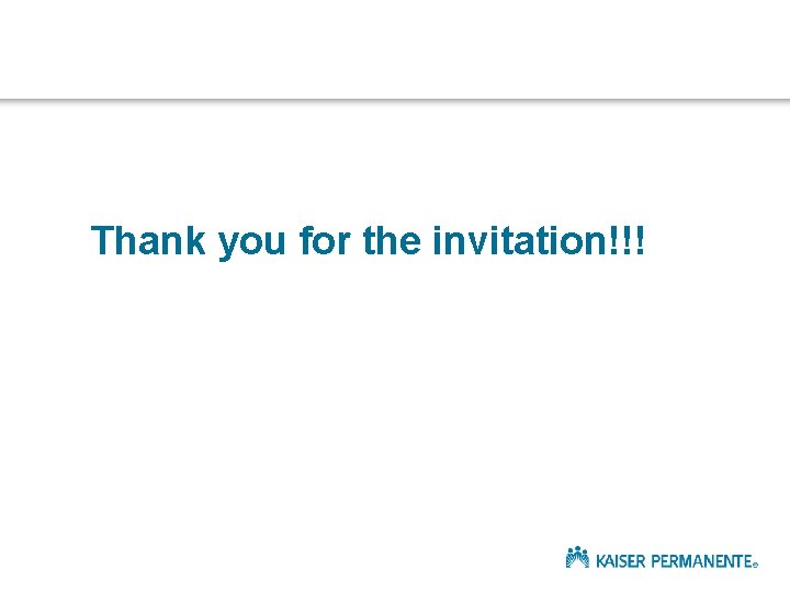 Thank you for the invitation!!! 