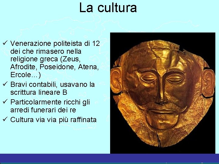La cultura Venerazione politeista di 12 dei che rimasero nella religione greca (Zeus, Afrodite,