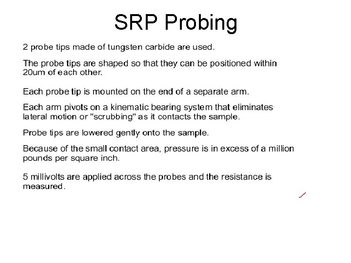 SRP Probing SRP Probing