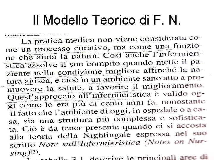 Il Modello Teorico di F. N. 