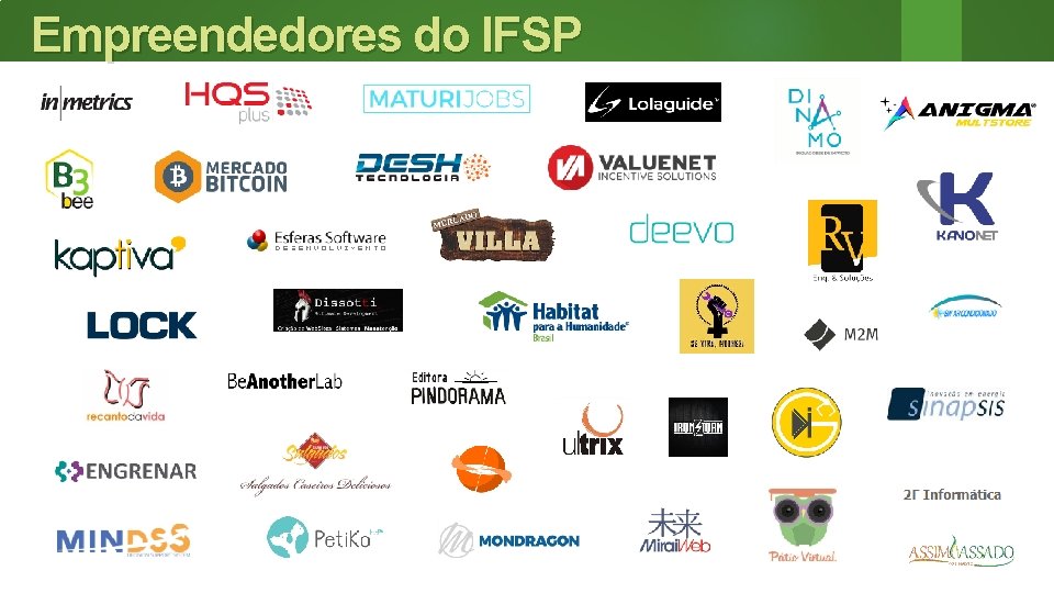 Empreendedores do IFSP 