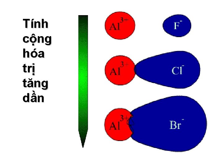 Tính cộng hóa trị tăng dần 