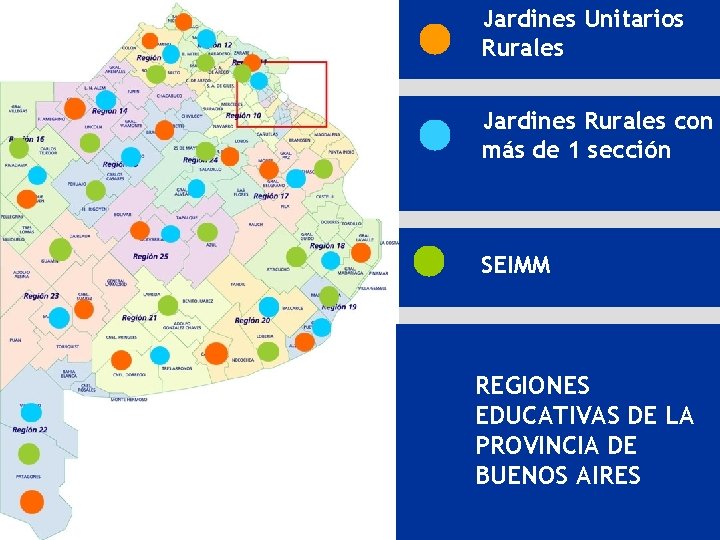 Jardines Unitarios Rurales Jardines Rurales con más de 1 sección SEIMM REGIONES EDUCATIVAS DE