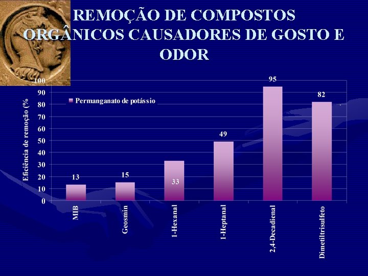 REMOÇÃO DE COMPOSTOS ORG NICOS CAUSADORES DE GOSTO E ODOR 