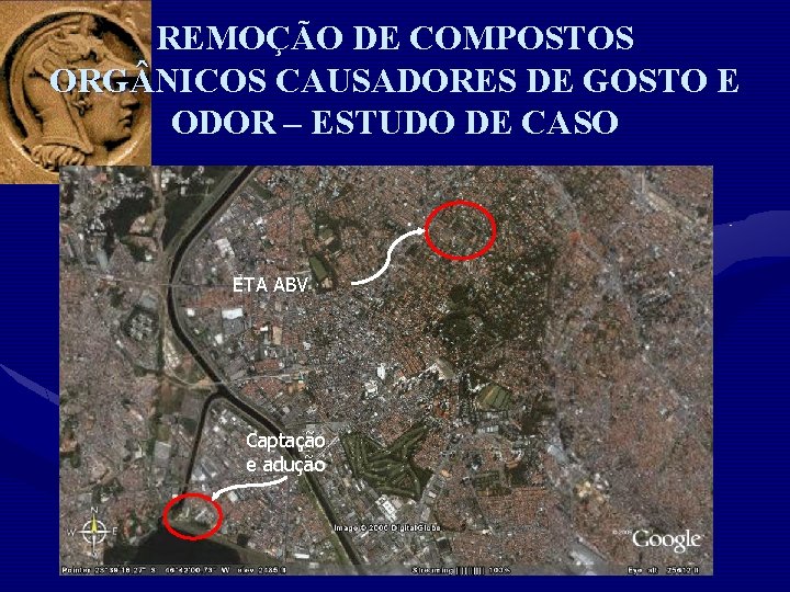 REMOÇÃO DE COMPOSTOS ORG NICOS CAUSADORES DE GOSTO E ODOR – ESTUDO DE CASO