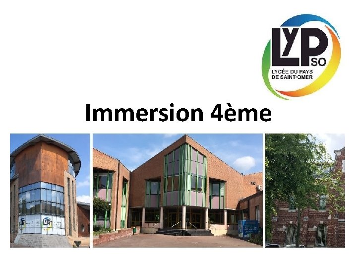 Immersion 4ème 