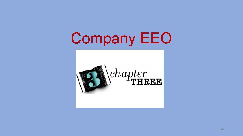 Company EEO 54 