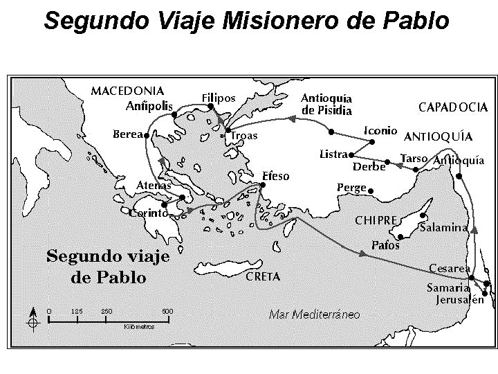 Segundo Viaje Misionero de Pablo 