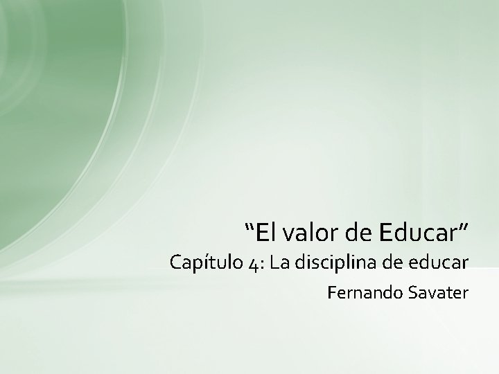 Resumen Del Libro El Valor De Educar Por Capitulos slidetodoc.com