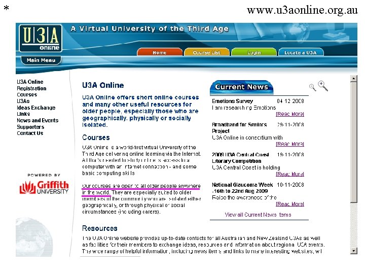 * www. u 3 aonline. org. au 