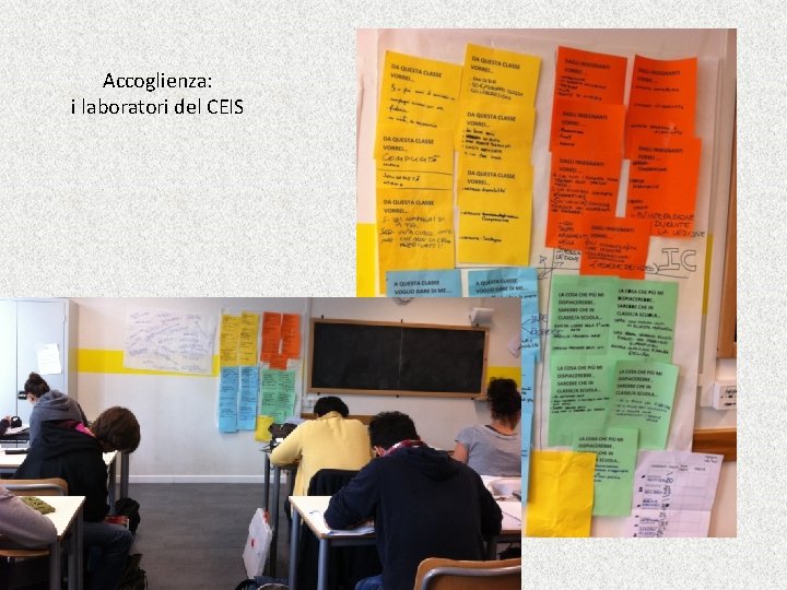 Accoglienza: i laboratori del CEIS 