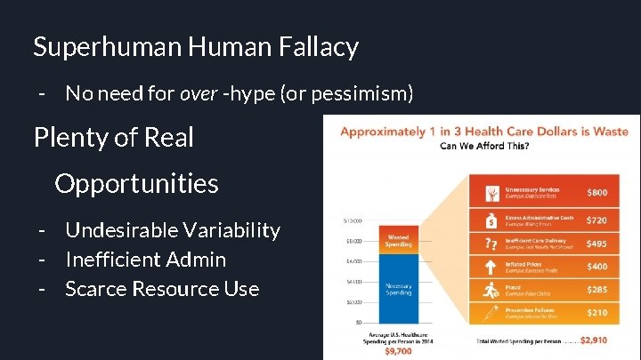Superhuman Human Fallacy - No need for over -hype (or pessimism) Plenty of Real