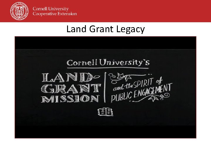 Land Grant Legacy Land Grant Legacy