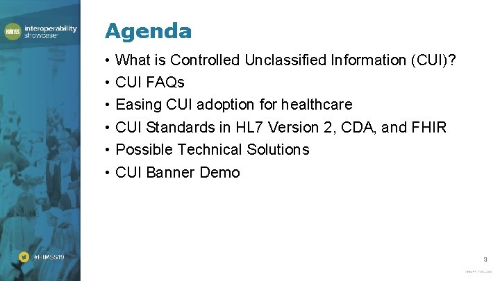 Agenda • • • What is Controlled Unclassified Information (CUI)? CUI FAQs Easing CUI