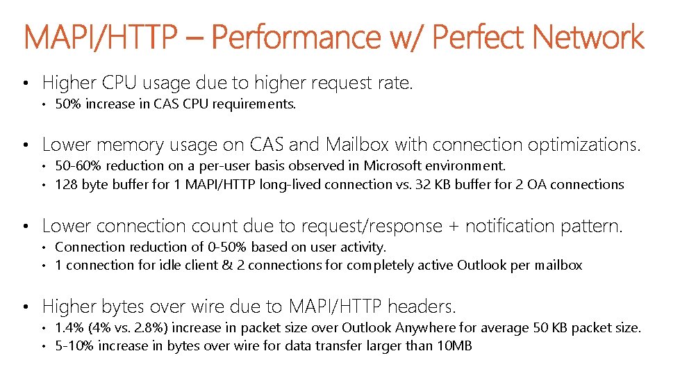 • Higher CPU usage due to higher request rate. • 50% increase in • Higher CPU usage due to higher request rate. • 50% increase in
