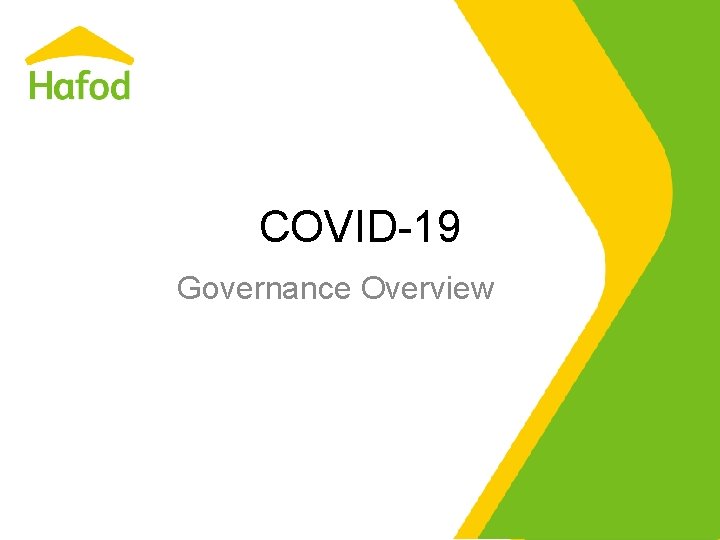 COVID-19 Governance Overview 