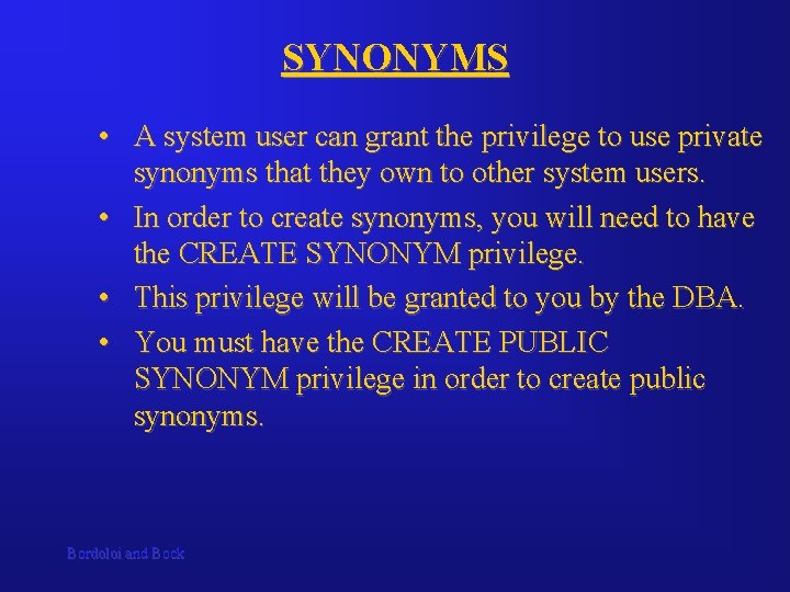 Chapter 8 Views Synonyms And Sequences Bordoloi And