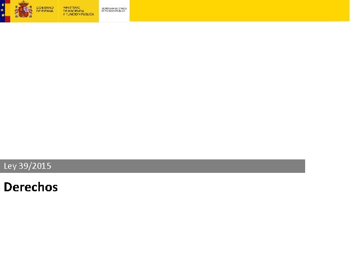Ley 39/2015 Derechos 