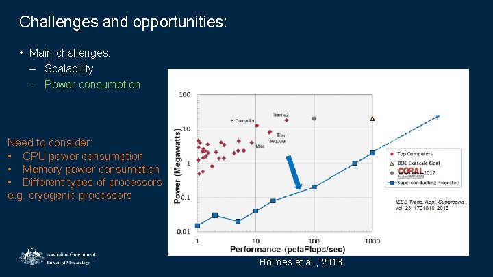 Challenges and opportunities: • Main challenges: – Scalability – Power consumption Need to consider: