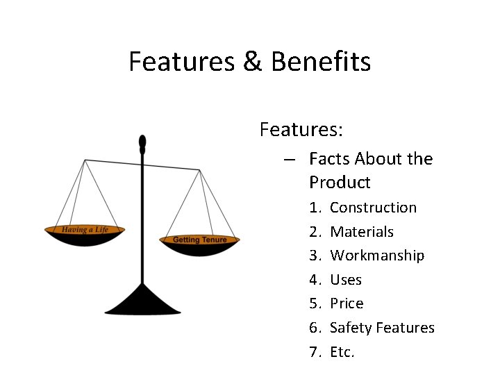 Features & Benefits Features: – Facts About the Product 1. 2. 3. 4. 5.