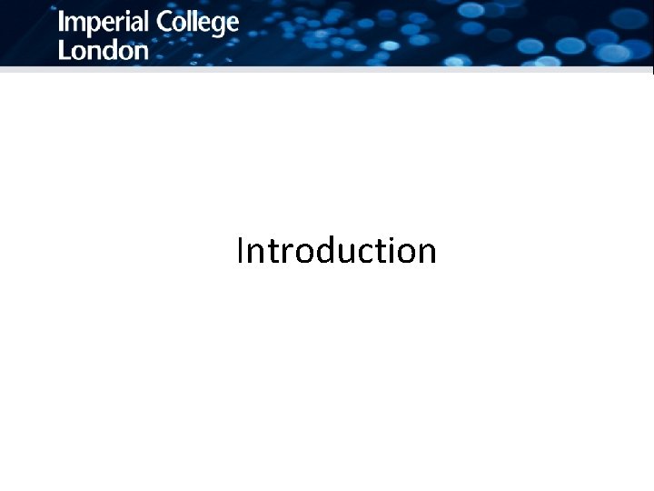 Introduction 