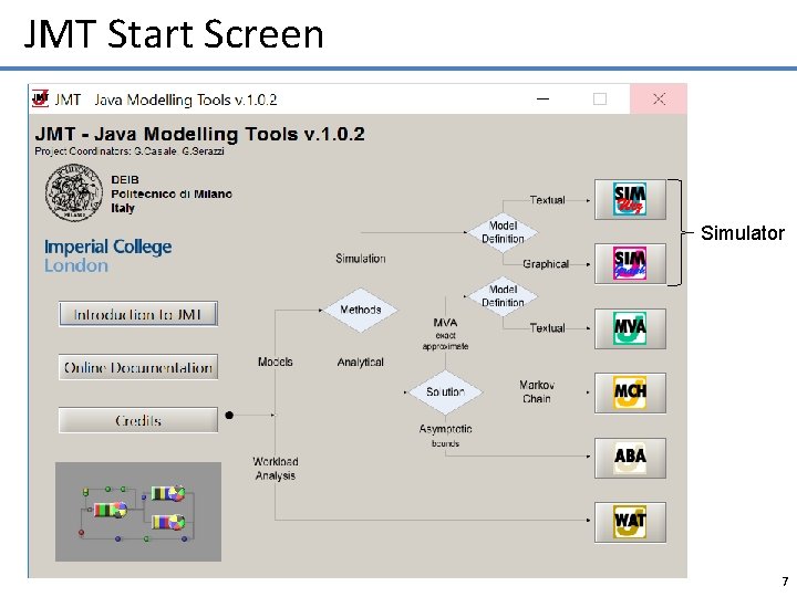 JMT Start Screen Simulator 7 