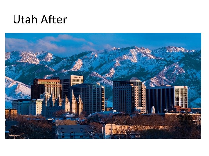 Utah After 
