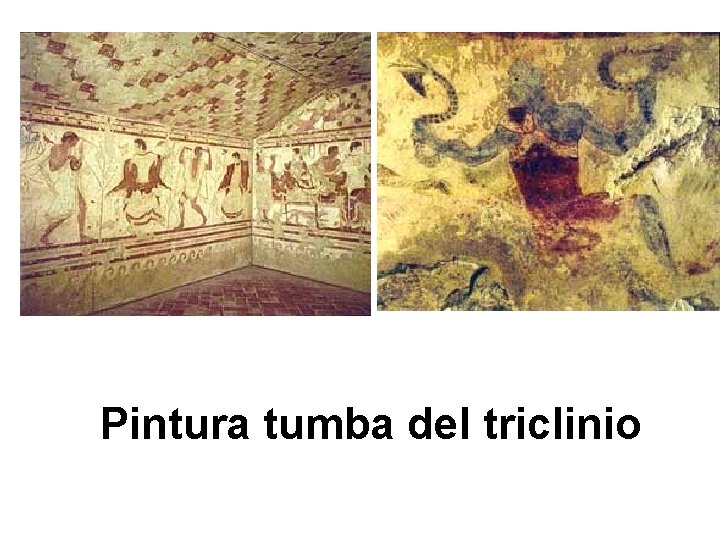 Pintura tumba del triclinio 