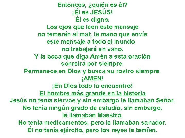 Entonces, ¿quién es él? ¡Él es JESÚS! Él es digno. Los ojos que leen