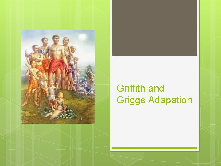 Griffith and Griggs Adapation 