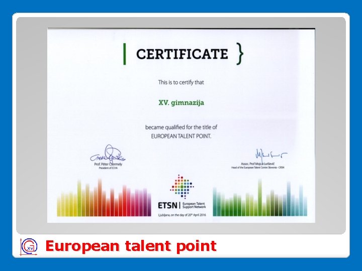 European talent point European talent point