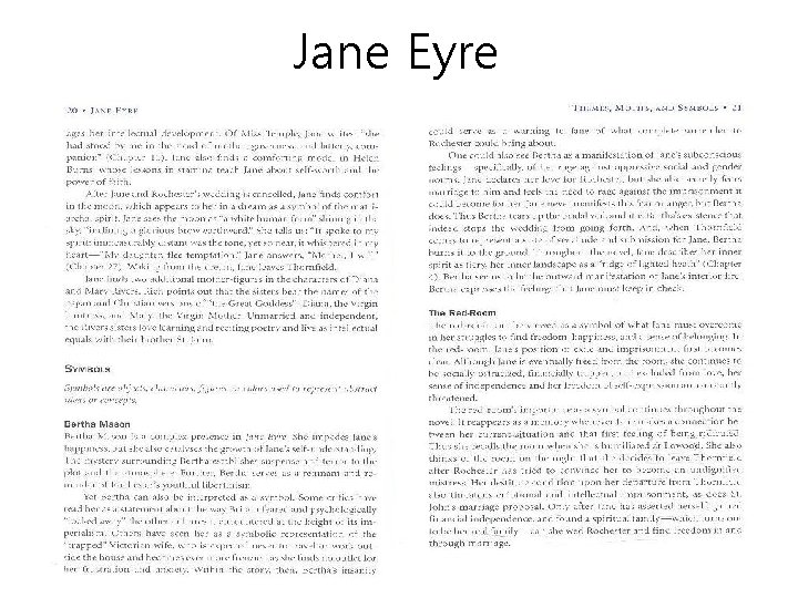 Jane Eyre 