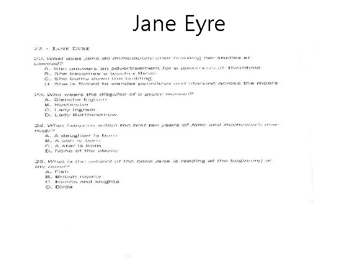 Jane Eyre 