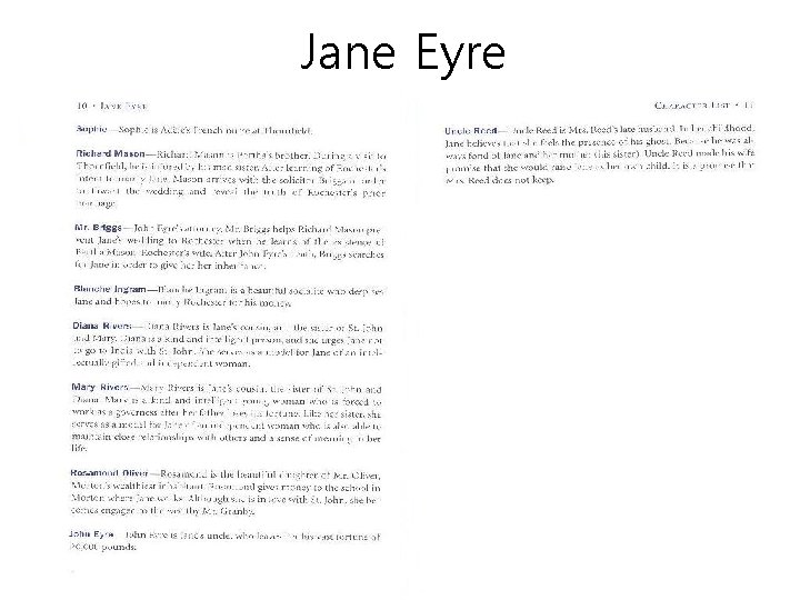 Jane Eyre 