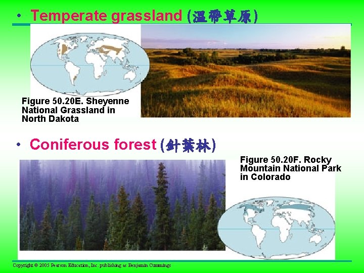  • Temperate grassland (溫帶草原) Figure 50. 20 E. Sheyenne National Grassland in North