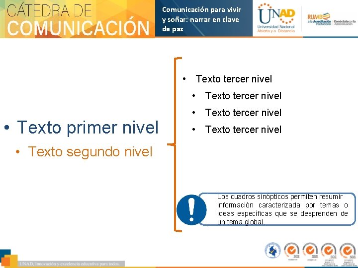 Comunicación para vivir y soñar: narrar en clave de paz • Texto tercer nivel