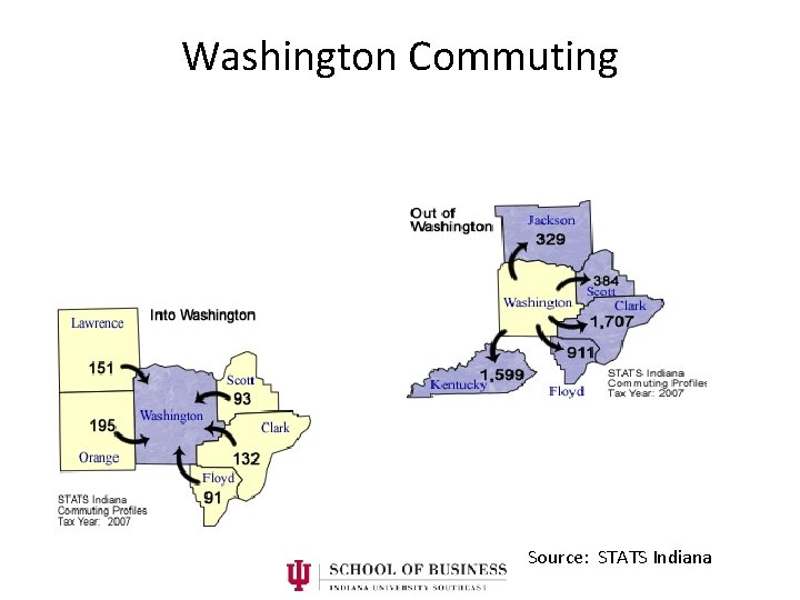 Washington Commuting Source: STATS Indiana 