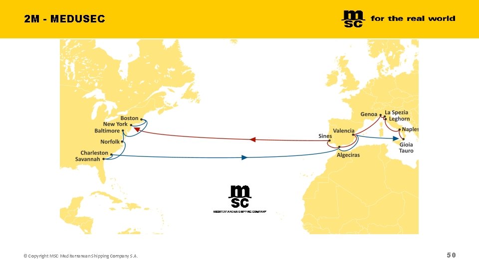 2 M - MEDUSEC © Copyright MSC Mediterranean Shipping Company S. A. 50 2 M - MEDUSEC © Copyright MSC Mediterranean Shipping Company S. A. 50