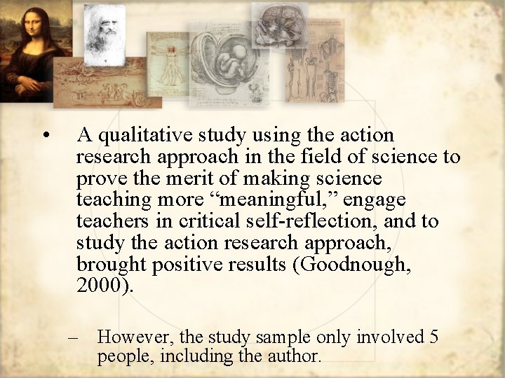 • A qualitative study using the action research approach in the field of • A qualitative study using the action research approach in the field of