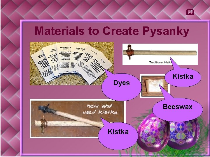 & Materials to Create Pysanky Dyes Kistka Beeswax Kistka 