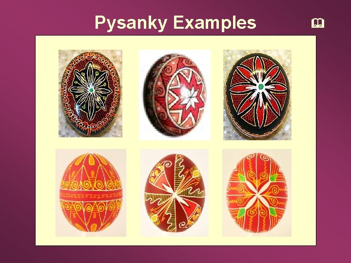 Pysanky Examples & 