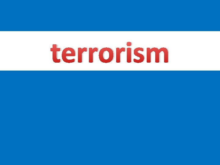 terrorism 