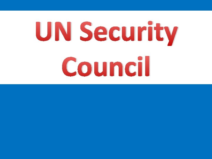 UN Security Council 