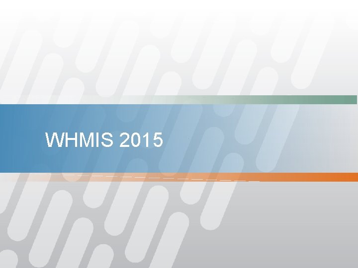 WHMIS 2015 