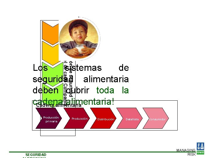 Sistemas de gestión de seguridad alimentaria al nivel de cada Compañía Los sistemas de